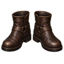 Leather boots