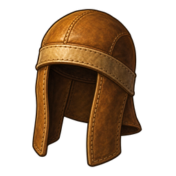 Leather coif