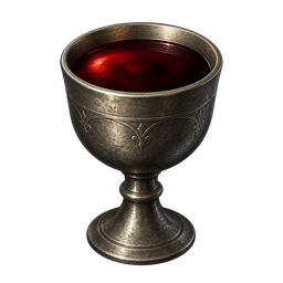 Glass of red wine